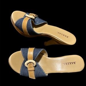 Denim Bakers Heel Sandals